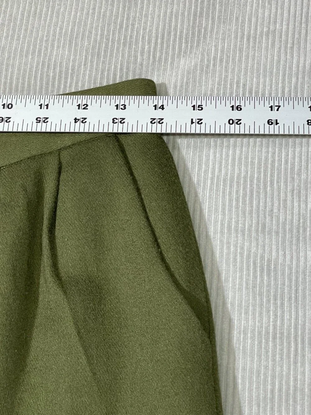 Japanese Wool Blend Pencil Skirt Office Siren High Waist Midi Workwear Size 8 M - Picture 7 of 12